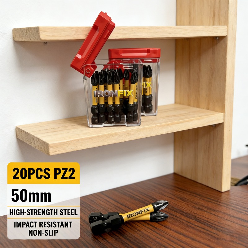 Drill Bits - ชุดดอกไขควง PZ2 คุณภาพสูง 20 ชิ้น สำหรับสว่านไฟฟ้า