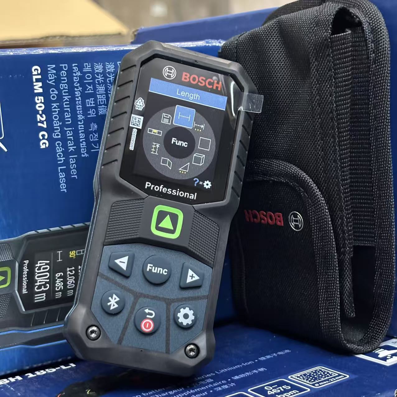 Tape Measure - เครื่องวัดระยะด้วยเลเซอร์สีเขียว Bosch GLM 50-27 CG 50M