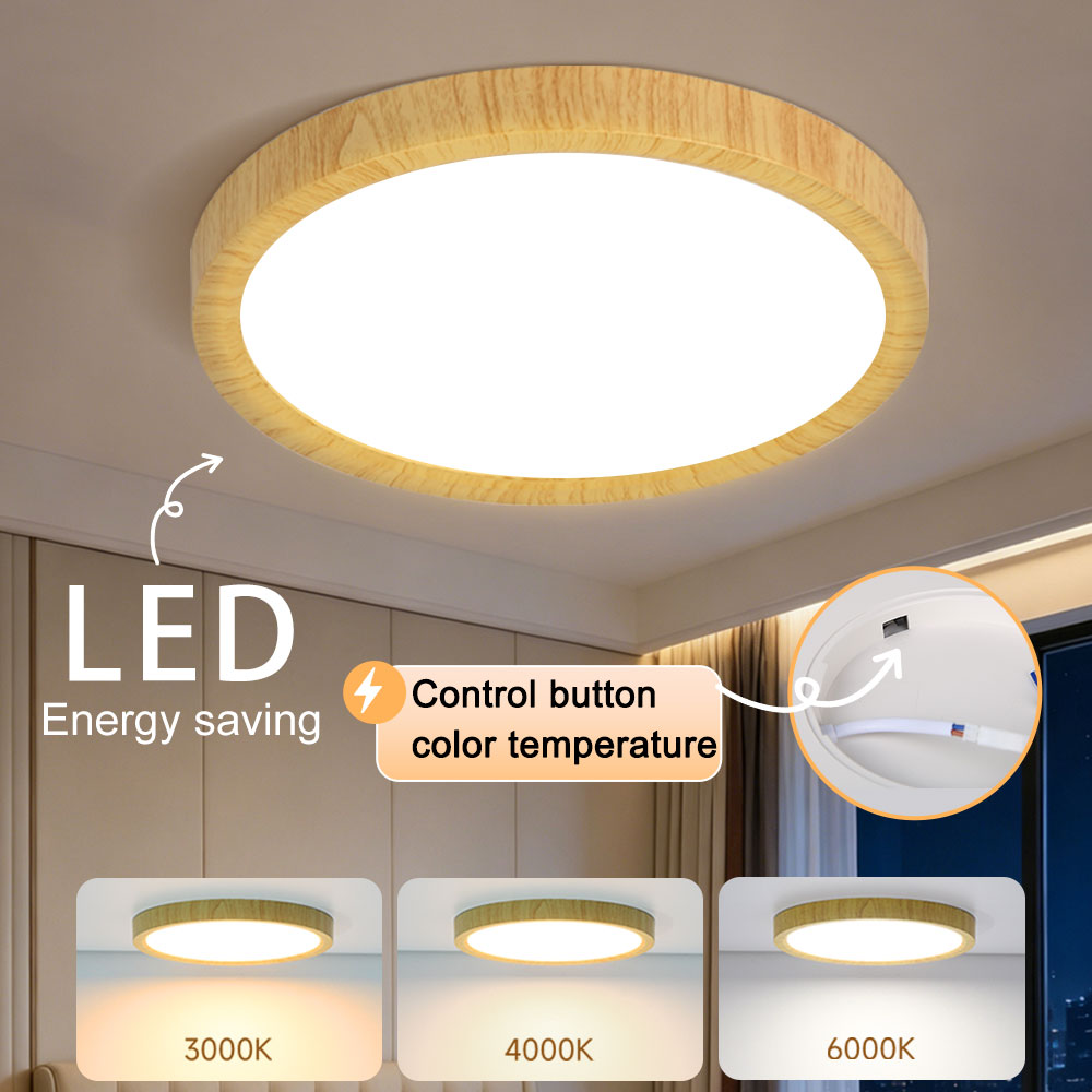 Light Switch - โคมไฟเพดาน LED แบบบางพิเศษ 220V โคมไฟห้องนอน แผงไฟ