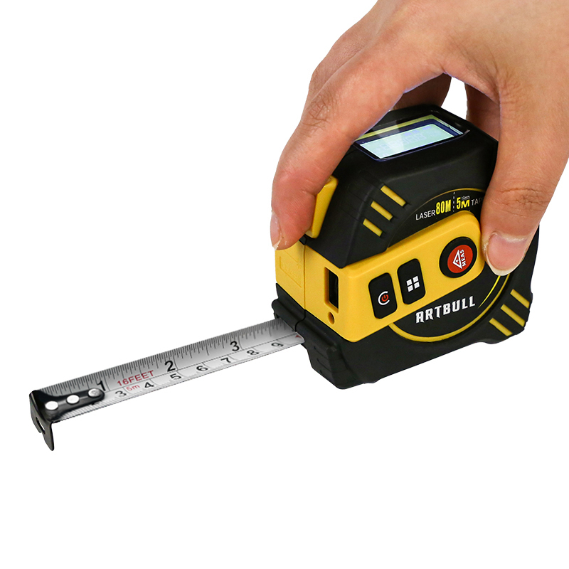 Tape Measure - เครื่องวัดระยะเลเซอร์ 3in1 มัลติฟังก์ชั่น 40 ม. พร้อมตลับเมตร