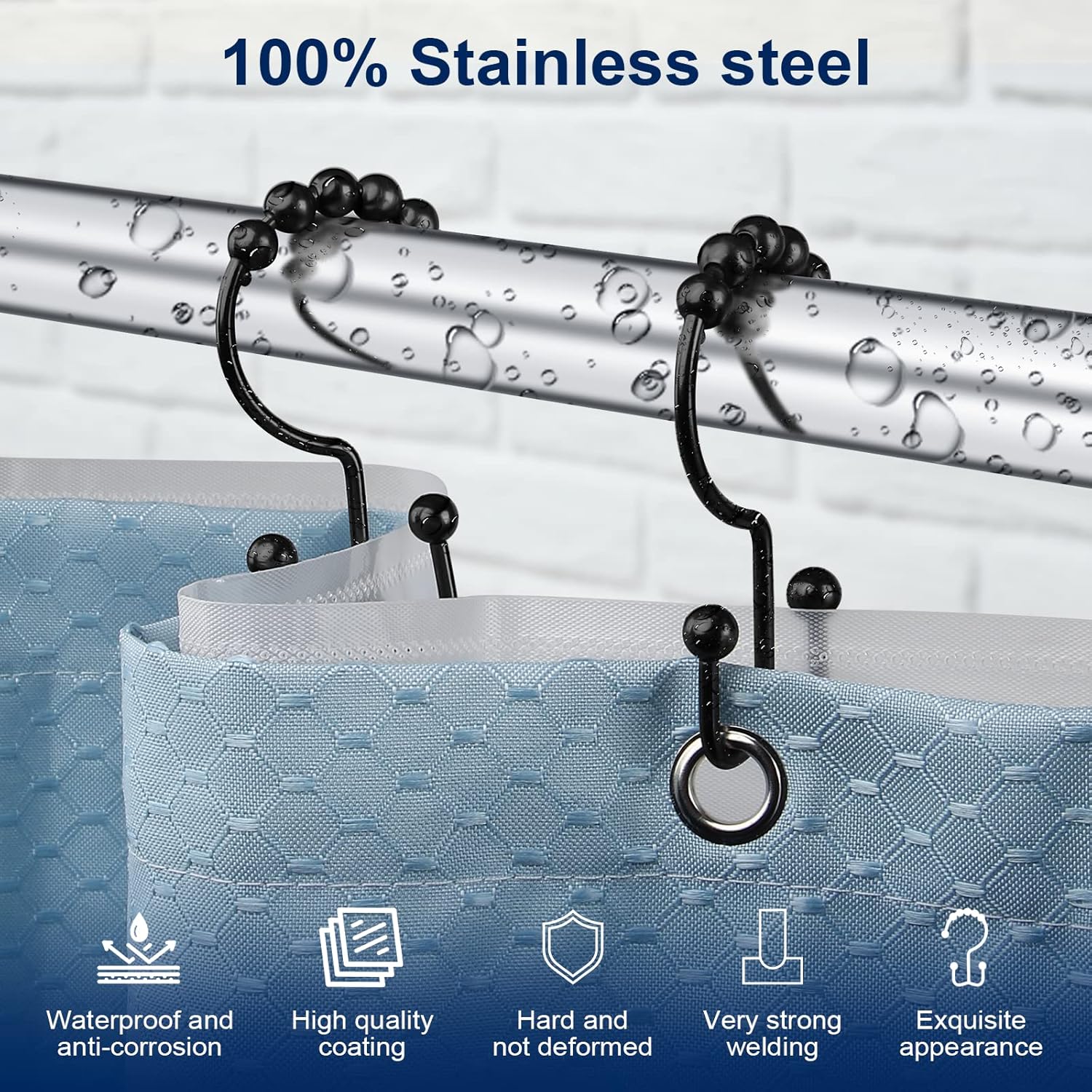 ตะขอแขวนม่านอาบน้ำ, ตะขอแขวนม่ - Curtain Rods บทวิจารณ์และราคา