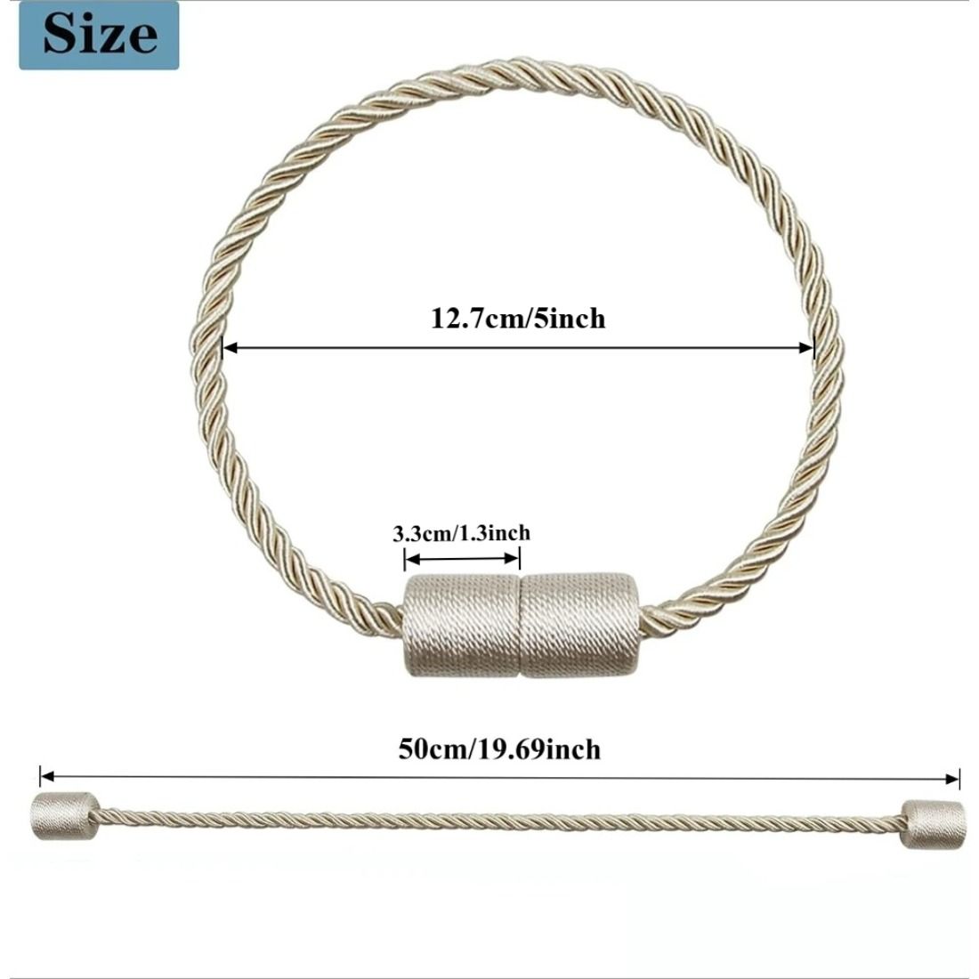 ที่รัดม่านแม่เหล็กแรงสูง 2 ชิ้ - Curtain Rods บทวิจารณ์และราคา