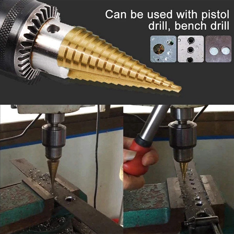 ดอกสว่านเจาะรูแบบขั้นบันได HSS - Drill Bits บทวิจารณ์และราคา