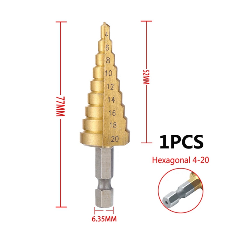 ดอกสว่านเจาะรูแบบขั้นบันได HSS - Drill Bits บทวิจารณ์และราคา