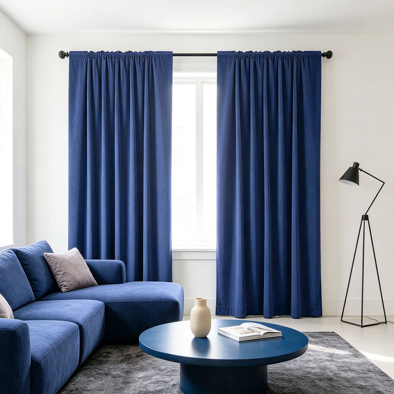 ผ้าม่านกำมะหยี่เนื้อแน่นแบบมีช - Curtain Rods บทวิจารณ์และราคา