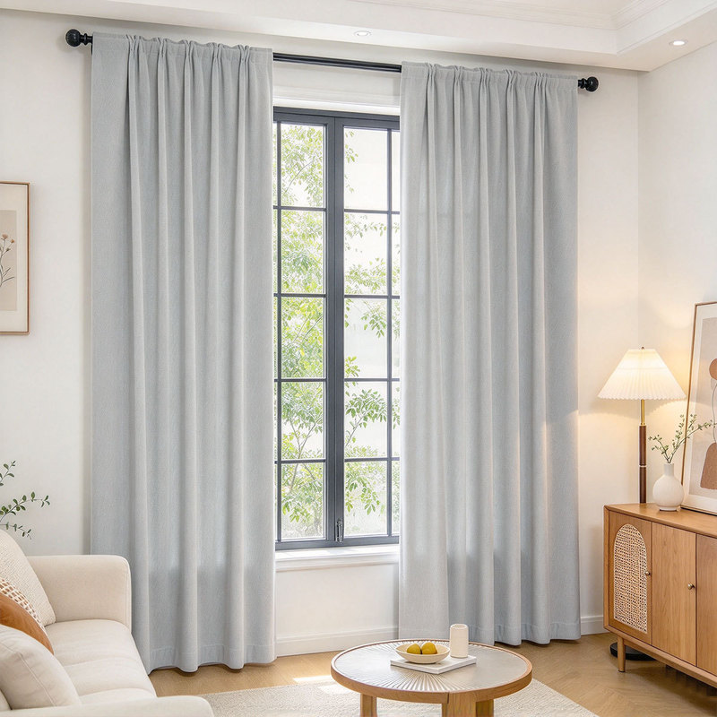 ผ้าม่านกำมะหยี่เนื้อแน่นแบบมีช - Curtain Rods บทวิจารณ์และราคา