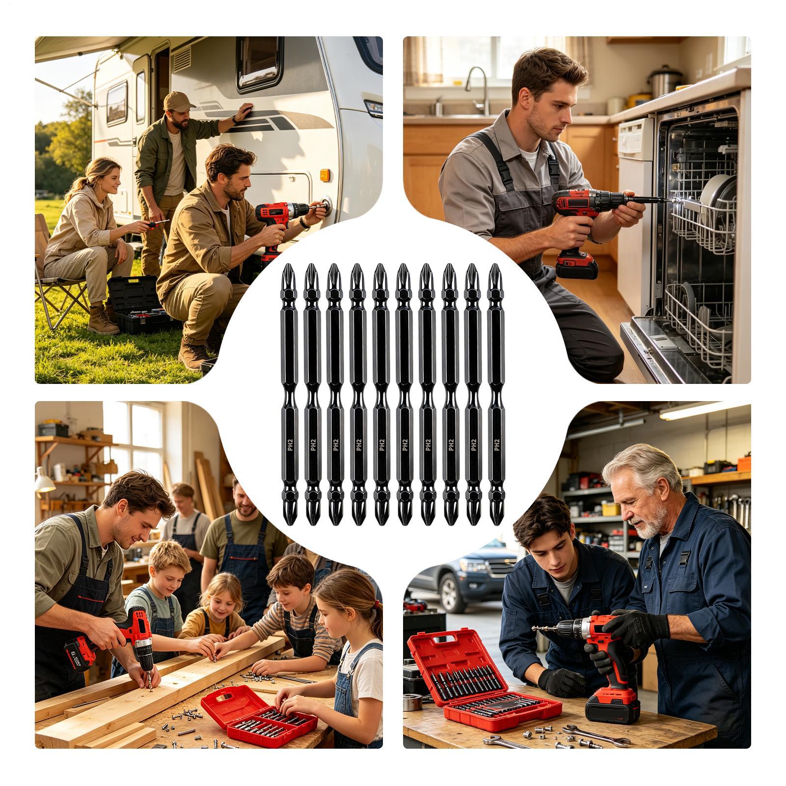 ชุดดอกไขควงแม่เหล็กแบบสองด้านส - Drill Bits บทวิจารณ์และราคา