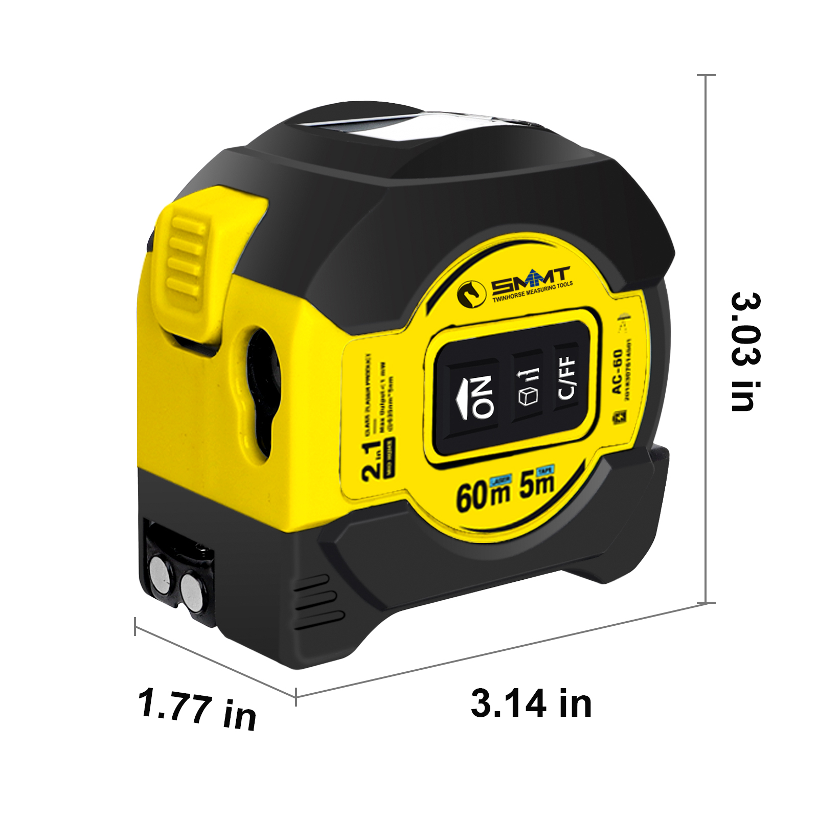 เครื่องวัดระยะเลเซอร์ 2-in-1 5 - Tape Measure บทวิจารณ์และราคา