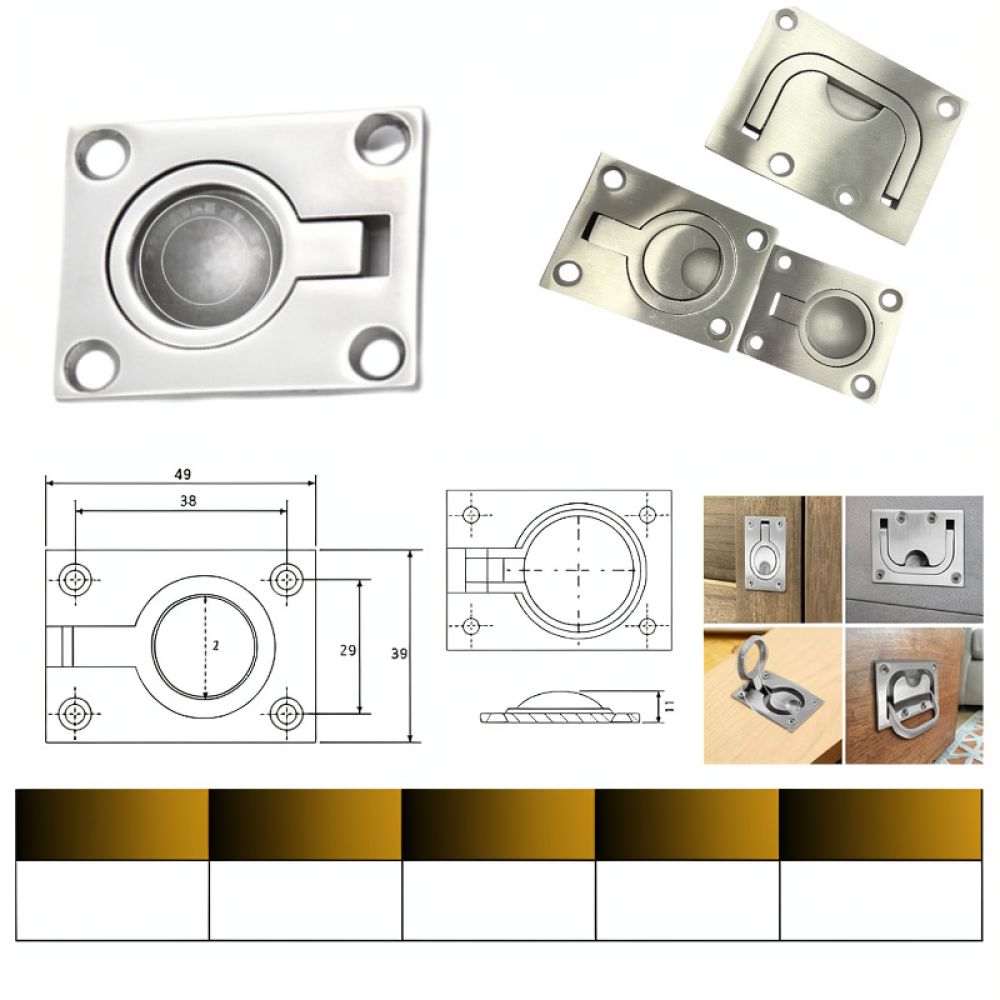 มือจับแบบซ่อน 316 สแตนเลส สำหร - Door Handle บทวิจารณ์และราคา