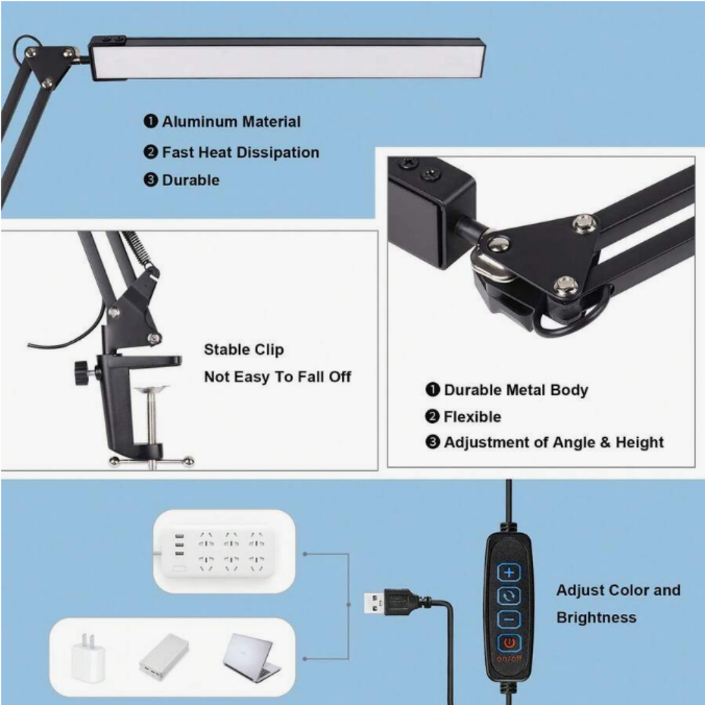 โคมไฟตั้งโต๊ะ LED สำหรับบ้าน อ - Light Switch บทวิจารณ์และราคา