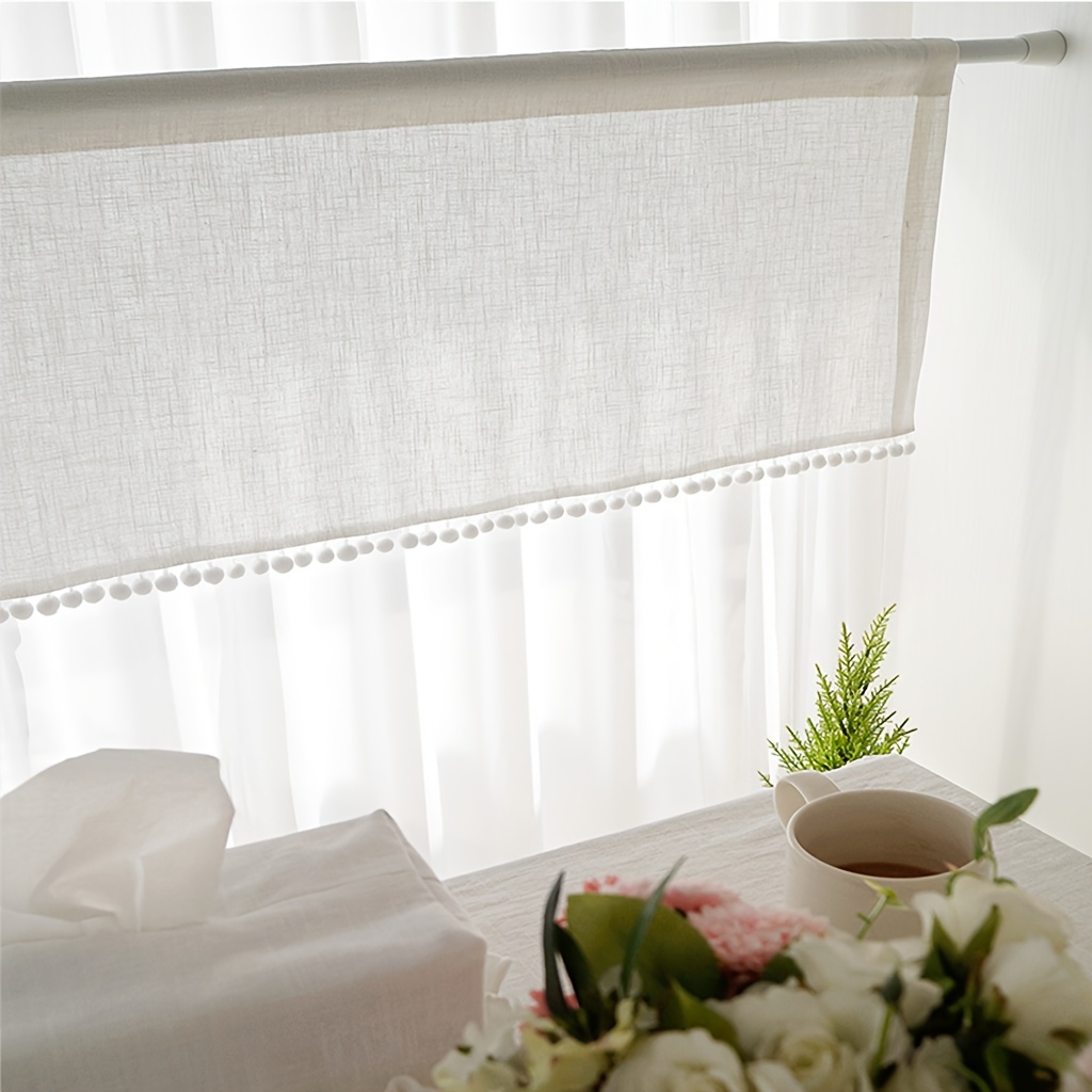 1 PC CROSS Gauze Ball ผ้าม่านส - Curtain Rods บทวิจารณ์และราคา