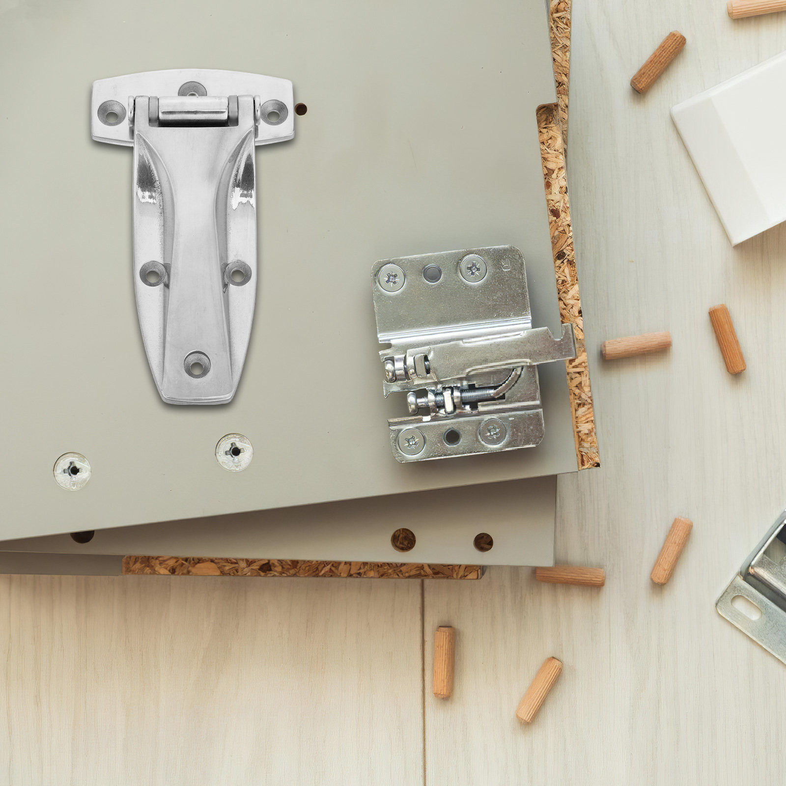 บานพับตู้สแตนเลสสตีล สำหรับงาน - Cabinet Hinges บทวิจารณ์และราคา